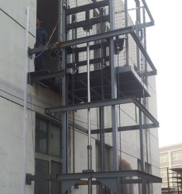 2000KG elevador hidráulico da casa de vidro comercial dos elevadores 0.3m/s