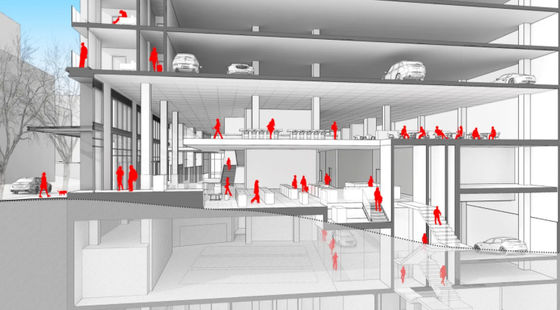 Detector infravermelho da fotocélula do elevador do elevador do carro de FUJI 3000KG