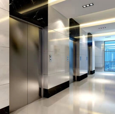 Elevadores comerciais de aço inoxidável do passageiro dos elevadores da casa do MRL das pessoas 1350KG 18
