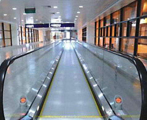 Passagem movente do aeroporto da movimentação de VVVF escada rolante do passageiro de 11 graus
