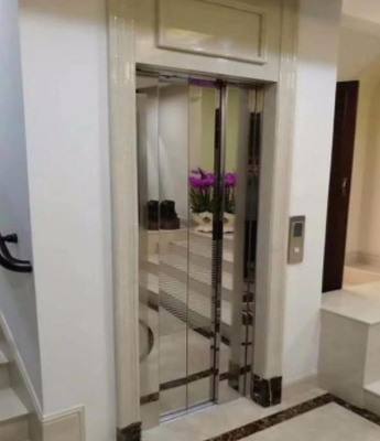 o passageiro 1.5m/s residencial levanta a cabine de aço inoxidável do elevador 400KG