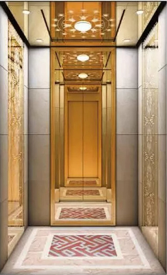Elevador comercial do passageiro da pessoa do elevador 3m/s 8 do passageiro da fotocélula infravermelha