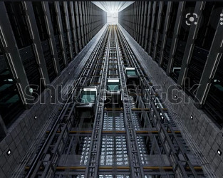 Elevadores de alta velocidade do passageiro das pessoas do elevador 8 do passageiro de FuJi 6.0m/s para planos