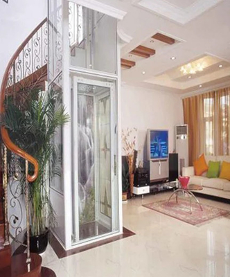VVVF controlou 500KG o elevador hidráulico pessoal do elevador 1.5m/s para casas de campo