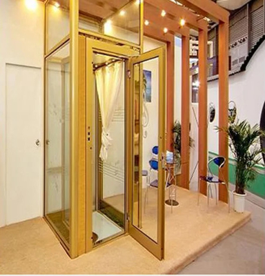VVVF controlou 500KG o elevador hidráulico pessoal do elevador 1.5m/s para casas de campo