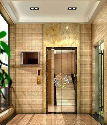 304 elevadores residenciais de aço inoxidável para a movimentação 2.5m/s das casas VVVF