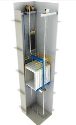 400KG elevador 0.4m/s exterior hidráulico de vidro do elevador 6m para a cadeira de rodas
