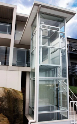 Elevador comercial 4.7KW da parada 800KG 2 para o sistema do elevador do parque