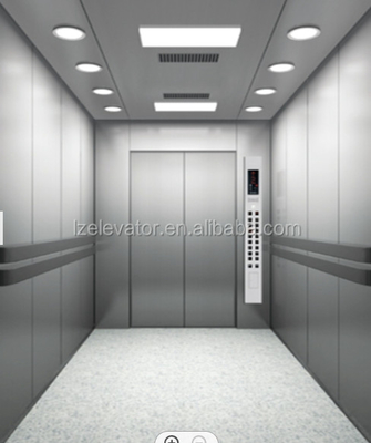 cabine de aço inoxidável do elevador de 1.5m Pit Hospital Bed Elevator TUV