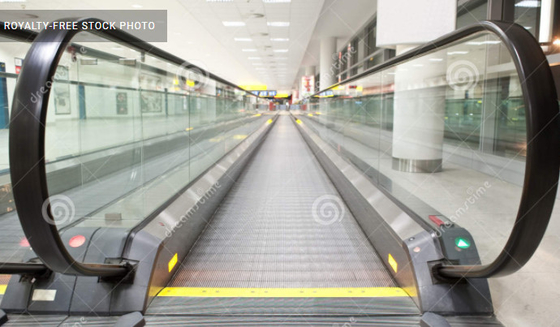 Caminhada 5000KG movente da passagem 12000mm do aeroporto do metro auto