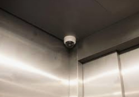 Corrimão de aço inoxidável da linha fina do elevador de 304 CCTV 1050KG