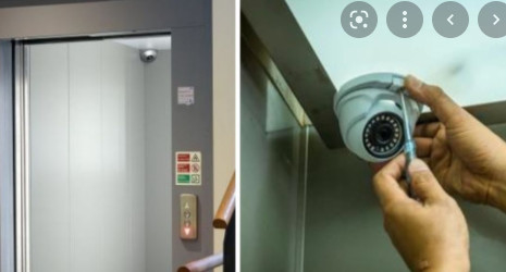 Elevador análogo da câmara de segurança do CCTV