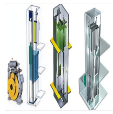 Sala da máquina 400KG menos o elevador da tração