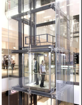 Máquina Gearless Roomless das pessoas do elevador 1300KG 12 do MRL do microcontrolador