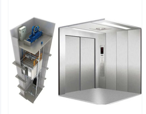 Máquina Gearless Roomless das pessoas do elevador 1300KG 12 do MRL do microcontrolador