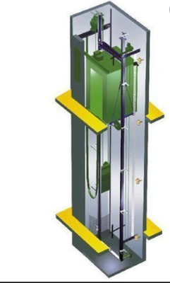 Pessoas Fujilift do elevador de frete 6 do passageiro de Roomless da máquina de Fuji
