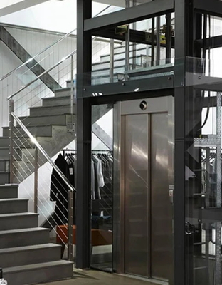 Elevador Gearless do passageiro do elevador 1.0m/s 400KG 4 do MRL da tração do PM