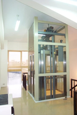 Elevador Gearless do passageiro do elevador 1.0m/s 400KG 4 do MRL da tração do PM